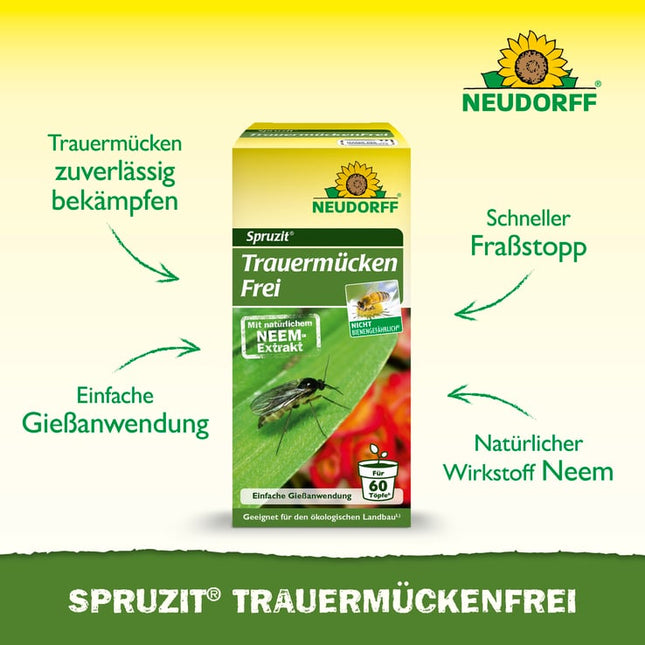 Spruzit TrauermückenFrei - gegen die Larven der Trauermücken