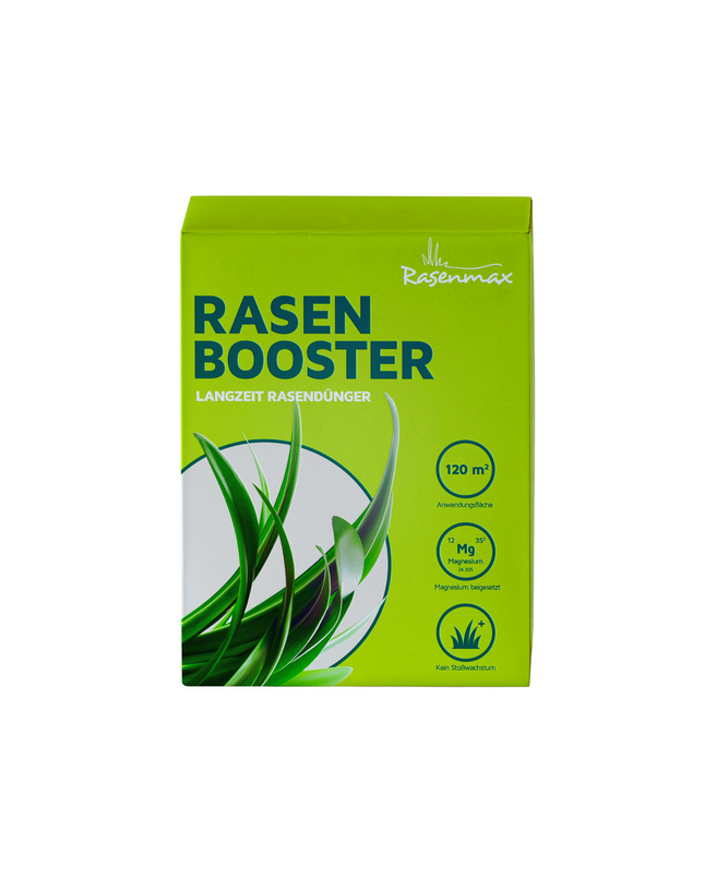 Rasenmax Rasendünger Rasen Booster 3 kg - für 120 m2 Rasenfläche