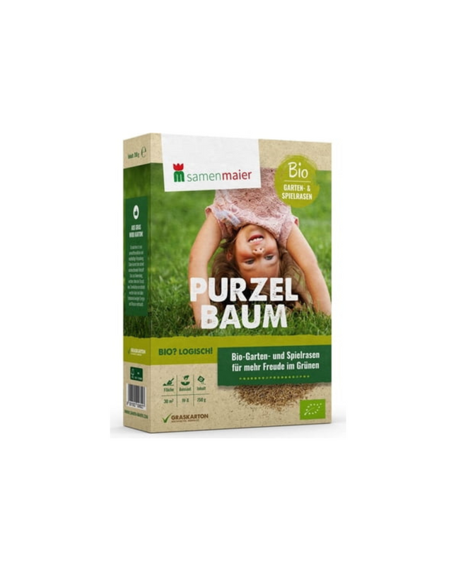 Samen Maier Bio Rasensamen Purzelbaum für Garten- und Spielrasen