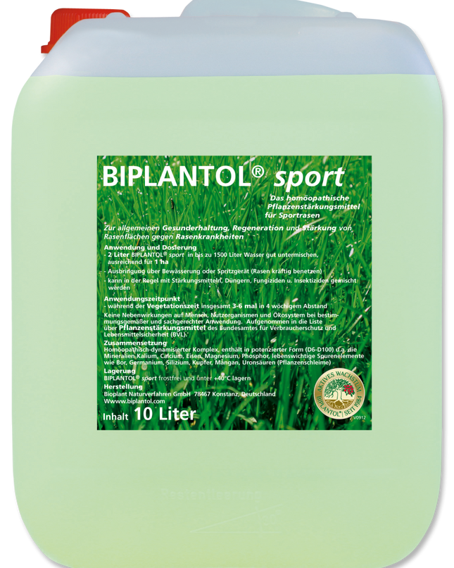 BIPLANTOL Sport - die biologische Pflanzenstärkung